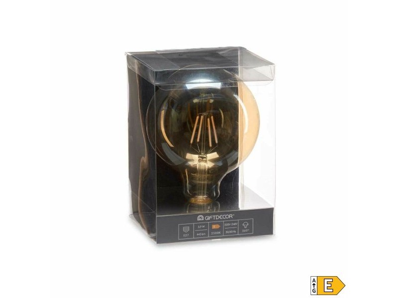 LED крушка Gift Decor Прозрачен 4 W E27 12,5 x 17,5 x 12,5 cm Vintage 12 броя
