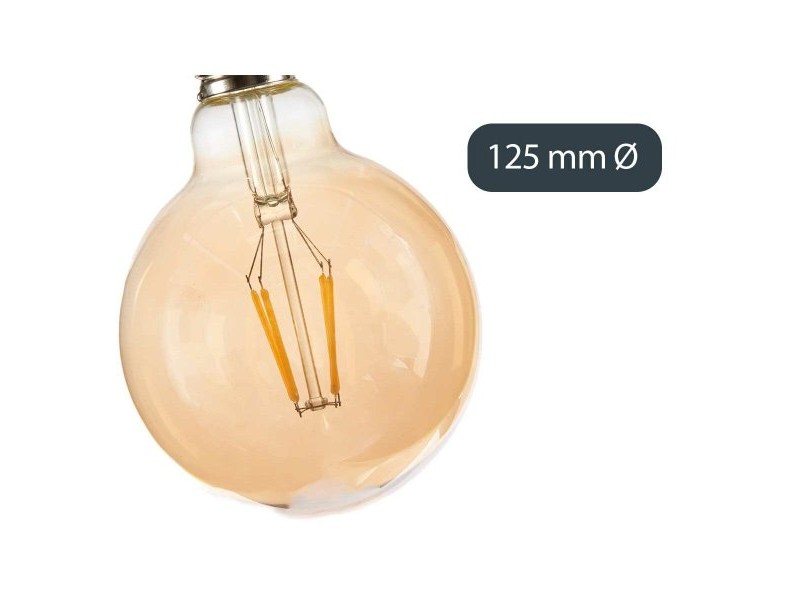 LED крушка Gift Decor Прозрачен 4 W E27 12,5 x 17,5 x 12,5 cm Vintage 12 броя