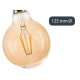 LED крушка Gift Decor Прозрачен 4 W E27 12,5 x 17,5 x 12,5 cm Vintage 12 броя
