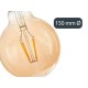 LED крушка Gift Decor Прозрачен 4 W E27 14 x 19 x 14 cm Vintage 12 броя