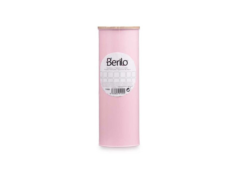 Четка за Баня Berilo Розов Метал Бамбук Пластмаса 9,5 X 27 X 9,5 cm (6 броя)