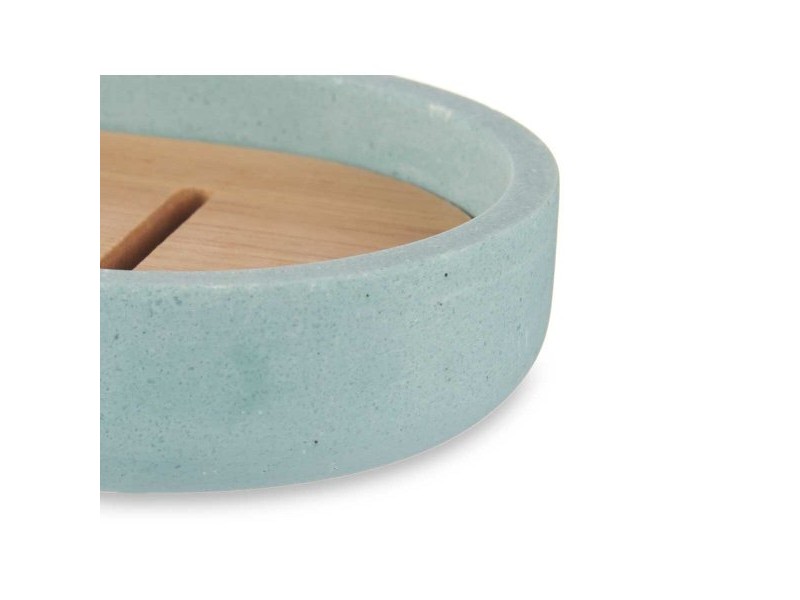 Cапунерка Berilo Син Смола Бамбук 12,5 x 2,5 x 8,5 cm (6 броя)