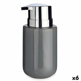 Дозатор за Сапун Berilo Сив Сребрист Метал Керамика 350 ml 7 x 14,5 x 8,5 cm (6 броя)