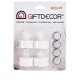 Комплект Свещи Gift Decor Бял 4 x 4 x 3,7 cm 13,5 x 17 x 4 cm LED (12 броя)