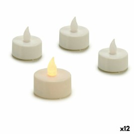 Комплект Свещи Gift Decor Бял 4 x 4 x 3,7 cm 13,5 x 17 x 4 cm LED (12 броя)