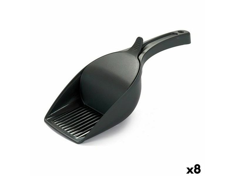 Лопата насипвач Stefanplast Антрацит Пластмаса 12 X 7 X 27, 5 cm 7 x 27,5 x 12 cm (8 броя)