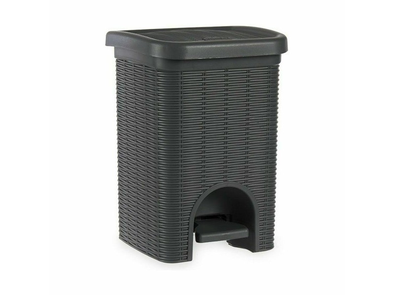Кошче с педал Stefanplast Elegance Сив Пластмаса 20 L (6 броя)