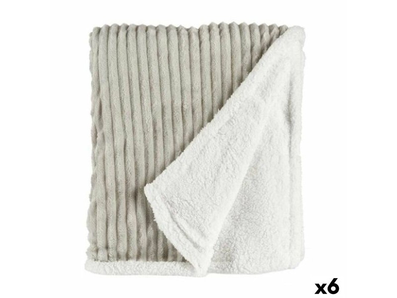 Одеяло Gift Decor Бял Сив 200 x 150 x 1,5 cm (6 броя)