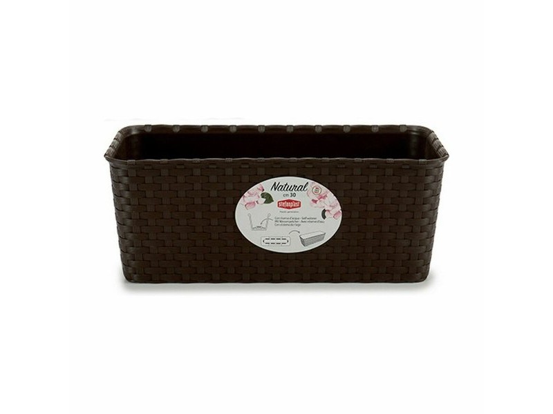 Саксия Stefanplast Пластмаса 13 x 11 x 28,5 cm 28,5 x 11 x 13 cm (12 броя)
