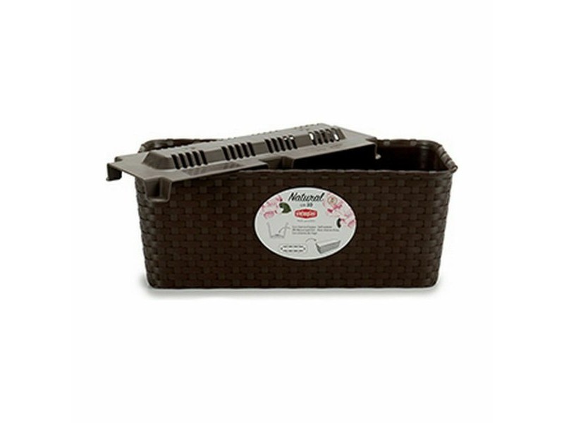 Саксия Stefanplast Пластмаса 13 x 11 x 28,5 cm 28,5 x 11 x 13 cm (12 броя)