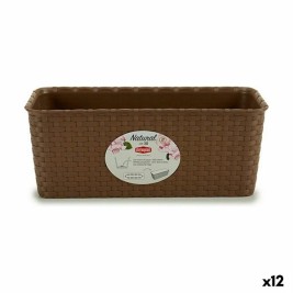 Саксия Stefanplast Кафяв PVC 13 x 11 x 28,5 cm 29 x 11 x 12,5 cm (12 броя)