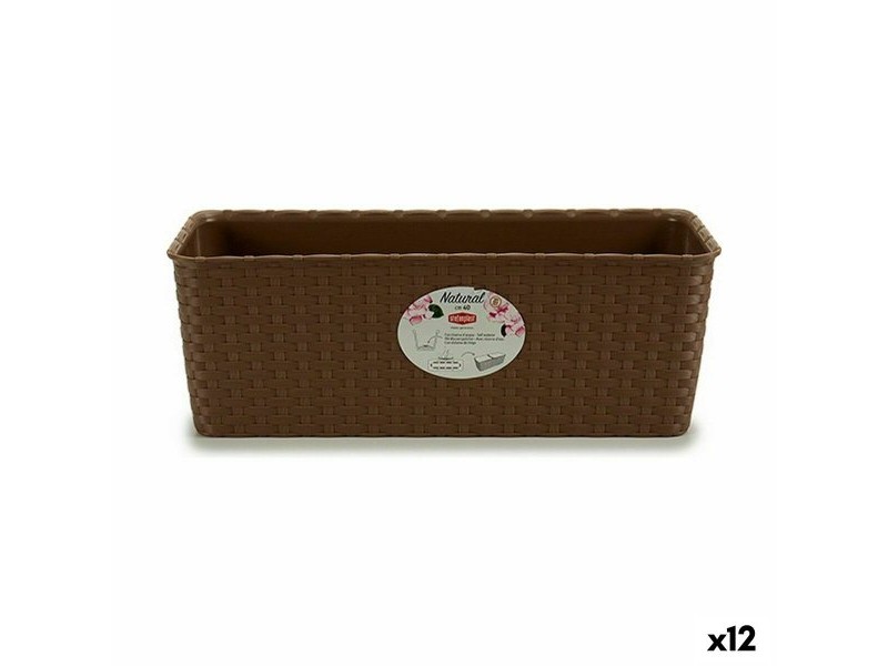 Саксия Stefanplast Бежов Пластмаса 39 x 13,5 x 15,5 cm 38,5 x 13,5 x 15,5 cm (12 броя)