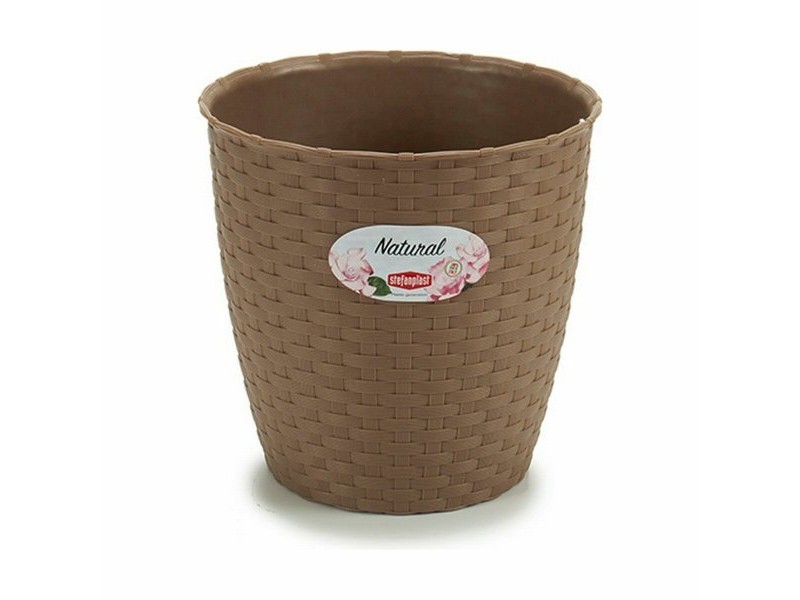 Саксия Stefanplast Кафяв Пластмаса 19 x 17,5 x 19 cm (12 броя)