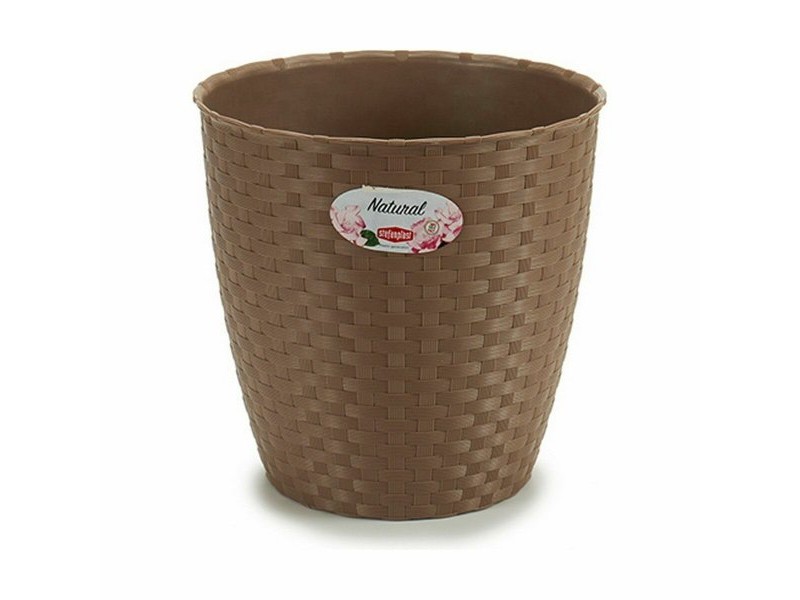 Саксия Stefanplast Кафяв Пластмаса 24 x 22,5 x 24 cm (6 броя) Саксия Stefanplast Кафяв Пластмаса 24 x 22,5 x 24 cm (6 броя)