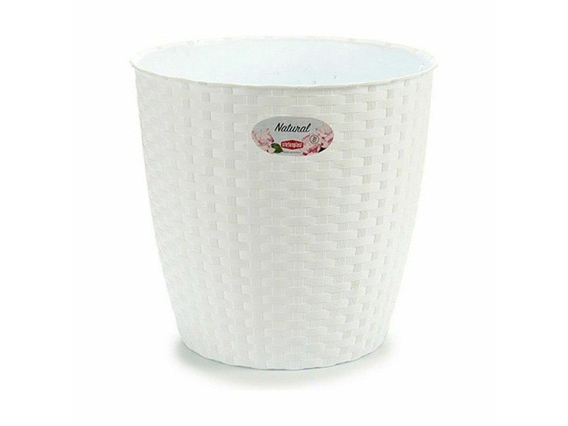 Саксия Stefanplast Бял Пластмаса 29 x 26,5 x 29 cm 29 x 27 x 29 cm (6 броя) Саксия Stefanplast Бял Пластмаса 29 x 26,5 x 29 cm 29 x 27 x 29 cm (6 броя)