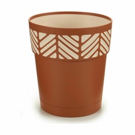 Саксия за самостоятелно поливане Stefanplast Orfeo теракота Пластмаса 15 x 15 x 15 cm (12 броя)