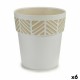 Саксия за самостоятелно поливане Stefanplast Orfeo Бял Пластмаса 25 x 25 x 25 cm (6 броя)