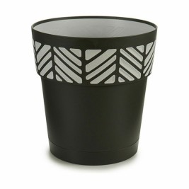 Саксия за самостоятелно поливане Stefanplast Orfeo Антрацит Пластмаса 25 x 25 x 25 cm (6 броя)