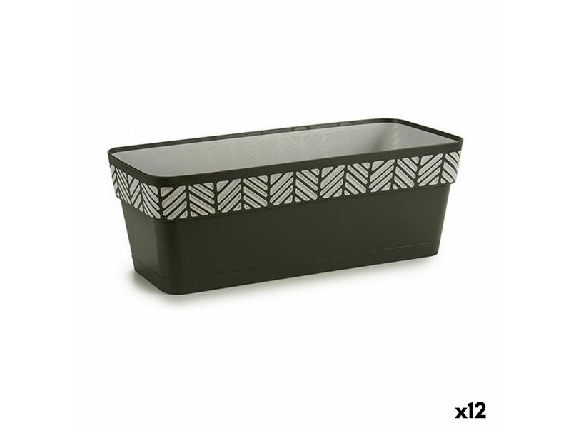 Саксия Stefanplast Orfeo Антрацит Пластмаса 18 x 17 x 49,5 cm (12 броя)