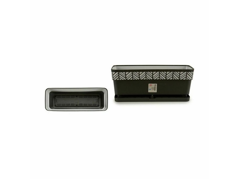 Саксия Stefanplast Orfeo Антрацит Пластмаса 18 x 17 x 49,5 cm (12 броя)