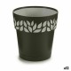 Саксия за самостоятелно поливане Stefanplast Cloe Антрацит Пластмаса 15 x 15 x 15 cm (12 броя)