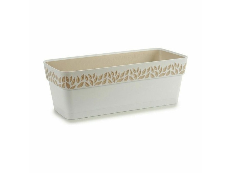 Саксия Stefanplast Cloe Бял Пластмаса 49,5 x 17 x 19 cm (12 броя)