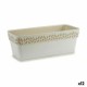 Саксия Stefanplast Cloe Бял Пластмаса 49,5 x 17 x 19 cm (12 броя)