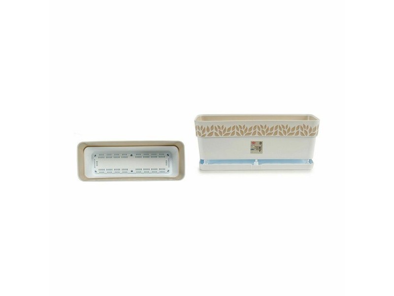 Саксия Stefanplast Cloe Бял Пластмаса 49,5 x 17 x 19 cm (12 броя)