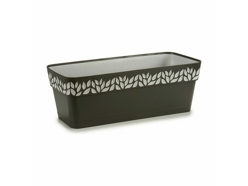 Саксия Stefanplast Cloe Антрацит Пластмаса 49,5 x 17 x 19 cm (12 броя)