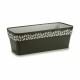 Саксия Stefanplast Cloe Антрацит Пластмаса 49,5 x 17 x 19 cm (12 броя)
