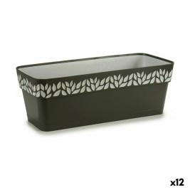 Саксия Stefanplast Cloe Антрацит Пластмаса 49,5 x 17 x 19 cm (12 броя)