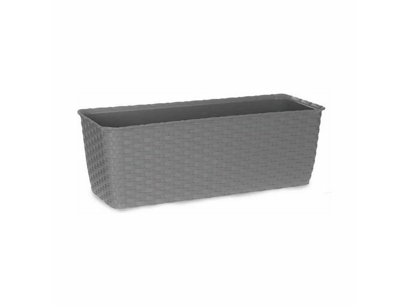 Саксия Stefanplast Сив Пластмаса 15,5 x 13,5 x 39 cm (12 броя)