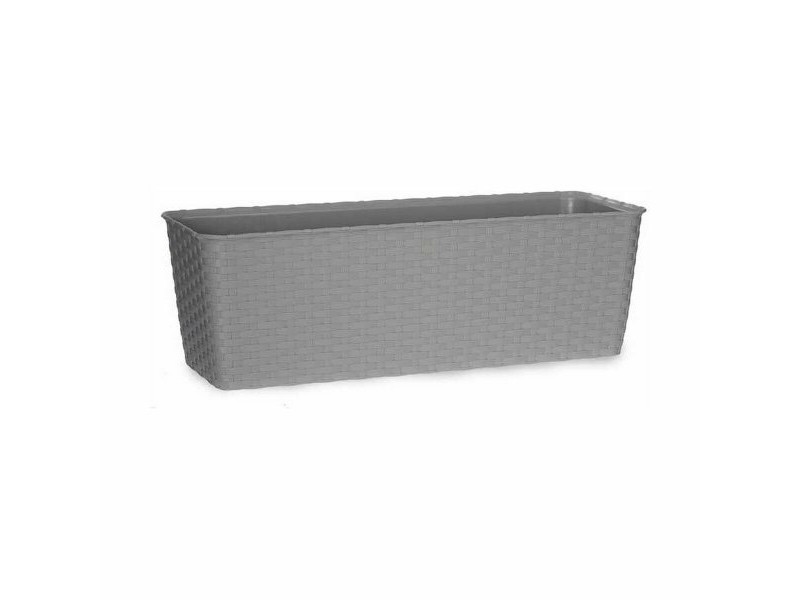 Саксия Stefanplast Сив Пластмаса 18 x 16 x 49 cm (12 броя) Саксия Stefanplast Сив Пластмаса 18 x 16 x 49 cm (12 броя)