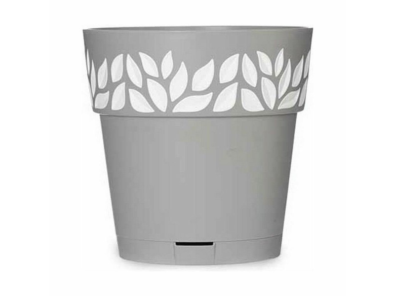 Саксия за самостоятелно поливане Stefanplast Cloe Сив Пластмаса 19 x 19 x 19 cm (12 броя)
