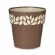 Саксия за самостоятелно поливане Stefanplast Cloe Кафяв Пластмаса 19 x 19 x 19 cm (12 броя)
