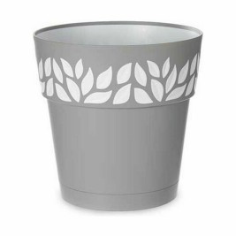 Саксия за самостоятелно поливане Stefanplast Cloe Сив Пластмаса 25 x 25 x 25 cm (6 броя)