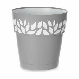 Саксия за самостоятелно поливане Stefanplast Cloe Сив Пластмаса 29 x 29 x 29 cm (6 броя)