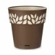 Саксия за самостоятелно поливане Stefanplast Cloe Кафяв Пластмаса 29 x 29 x 29 cm (6 броя)