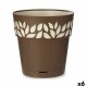 Саксия за самостоятелно поливане Stefanplast Cloe Кафяв Пластмаса 29 x 29 x 29 cm (6 броя)