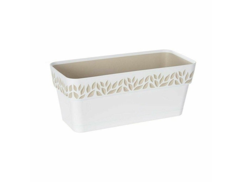 Саксия Stefanplast Cloe Бял Пластмаса 13,3 x 12,3 x 29,3 cm (12 броя)