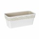 Саксия Stefanplast Cloe Бял Пластмаса 13,3 x 12,3 x 29,3 cm (12 броя)