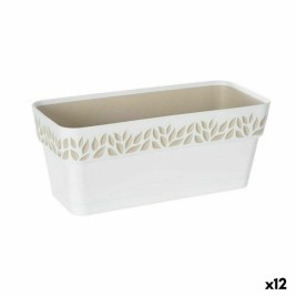 Саксия Stefanplast Cloe Бял Пластмаса 13,3 x 12,3 x 29,3 cm (12 броя)