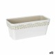 Саксия Stefanplast Cloe Бял Пластмаса 13,3 x 12,3 x 29,3 cm (12 броя)