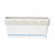 Саксия Stefanplast Cloe Бял Пластмаса 13,3 x 12,3 x 29,3 cm (12 броя)