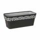 Саксия Stefanplast Cloe Антрацит Пластмаса 13,3 x 12,3 x 29,3 cm (12 броя)