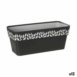 Саксия Stefanplast Cloe Антрацит Пластмаса 13,3 x 12,3 x 29,3 cm (12 броя)