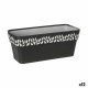 Саксия Stefanplast Cloe Антрацит Пластмаса 13,3 x 12,3 x 29,3 cm (12 броя)