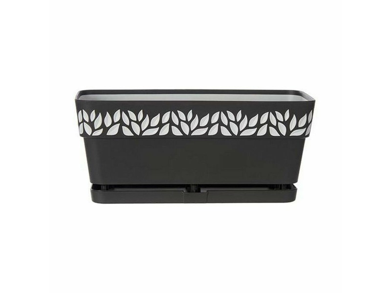 Саксия Stefanplast Cloe Антрацит Пластмаса 13,3 x 12,3 x 29,3 cm (12 броя)