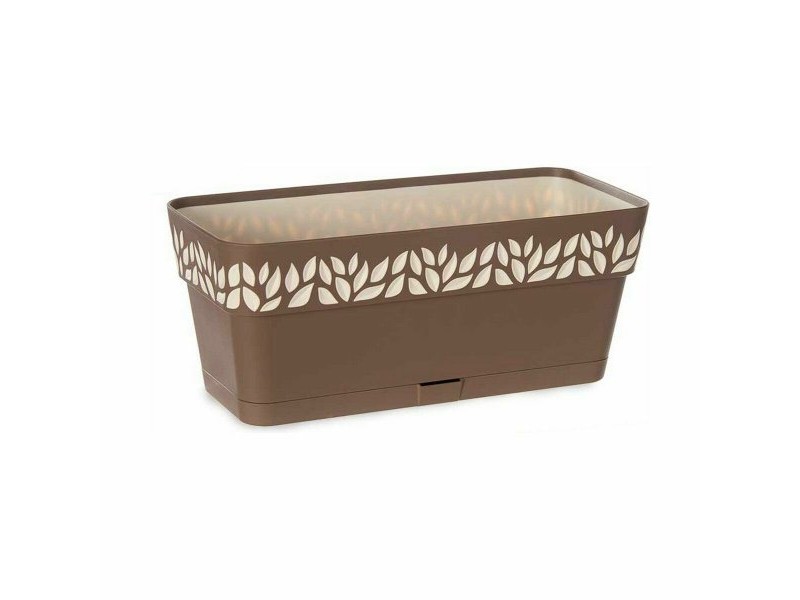 Саксия Stefanplast Cloe Кафяв Пластмаса 13,3 x 12,3 x 29,3 cm (12 броя)
