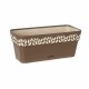 Саксия Stefanplast Cloe Кафяв Пластмаса 13,3 x 12,3 x 29,3 cm (12 броя)